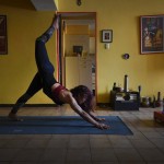 Instructor Lu Gomez Leads An Online Yoga Class From Her Home In Caracas, Venezuela, April 18, 2020