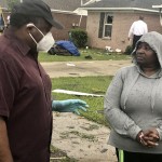 Monroe Mayor Jamie Mayo Talking To Residents Impacted By Storms