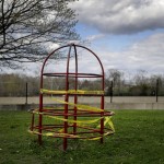 Playground Equipment Is Wrapped In Crime Scene Tape To Prevent Its Use As Part Of The Effort To Slow The Spread Of The Coronavirus Tuesday