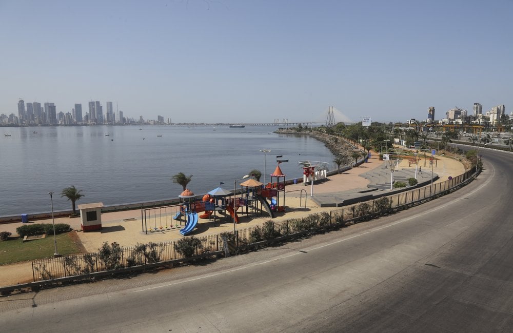 This Photo Shows An Empty Playground In Mumbai, India