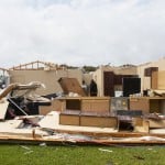 Tornado Damages Home In Monroe Louisana
