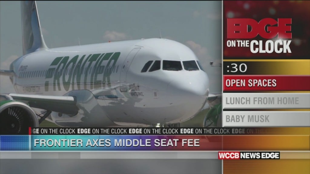 Frontier Air Eliminates Fee For Middle Seat
