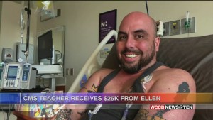 Ellen Gifts 25k To Charlotte Teacher Battling Cancer