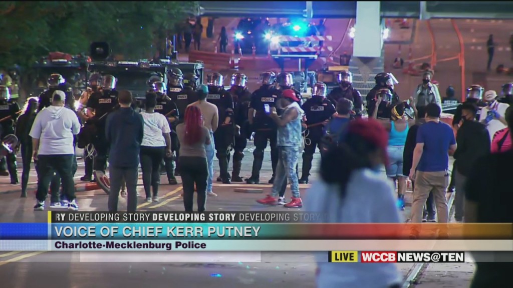 News @ Ten: Charlotte Protests Day 2 Part 5 Cmpd Chief Kerr Putney