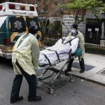 A Patient Is Loaded Into The Back Of An Ambulance By Emergency Medical Workers Outside Cobble Hill Health Center
