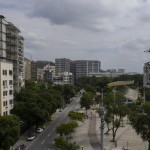 Firefighter Elielson Silva Plays His Trumpet From The Top Of A Ladder For Residents Cooped Up At Home, During A Lockdown To Help Contain The Spread Of The New Coronavirus In Rio De Janeiro