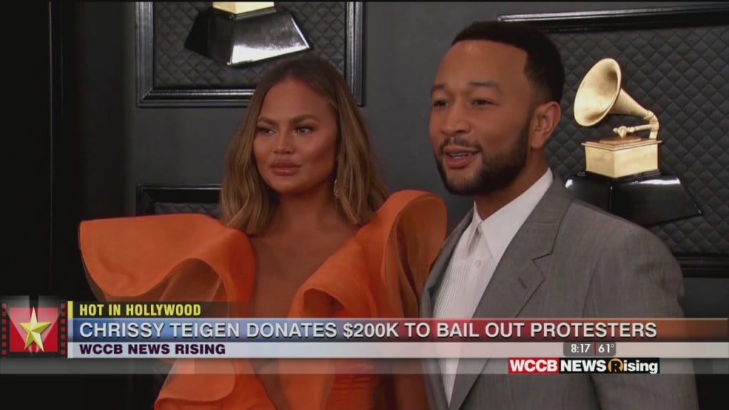 Hot In Hollywood: Chrissy Teigen Helps Protestors And Halsey Gets Injured At Riot