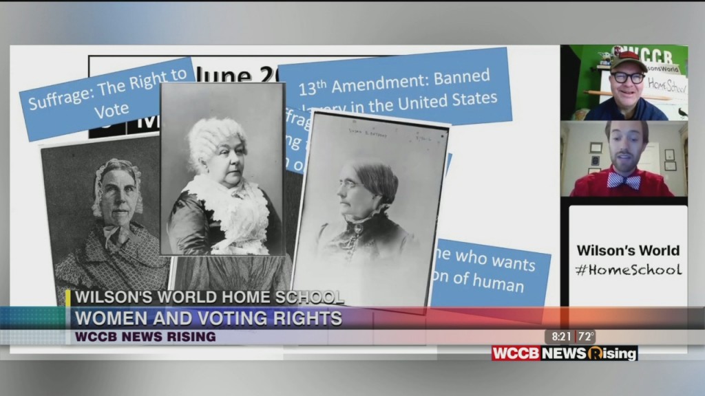 Wilson's World: Learning More About Women's Right To Vote With Zach The Historian's Homeschool Lesson