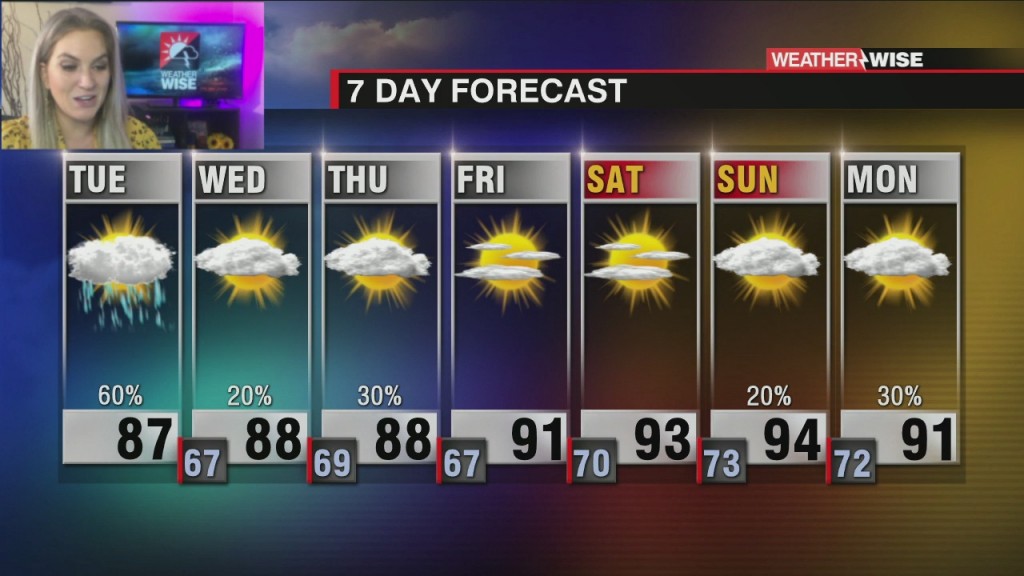 More Storms Late Day