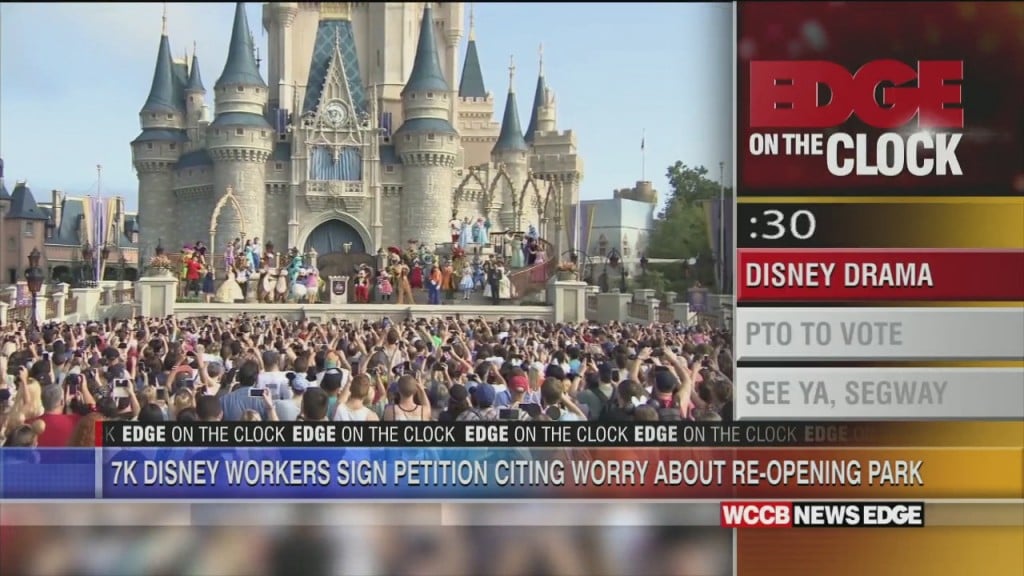 Edge On The Clock: Disney Workers Sign Petition Against Reopening Park