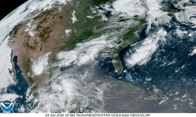 G16 Conus Geocolor 24fr 20200624 1340