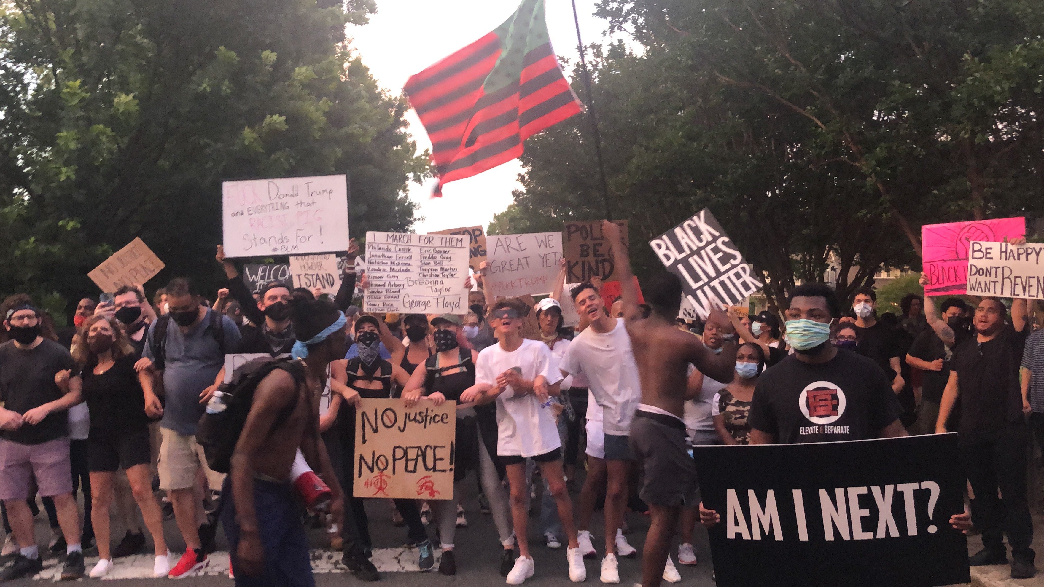 Charlotte Protests PHOTOS WCCB Charlotte's CW