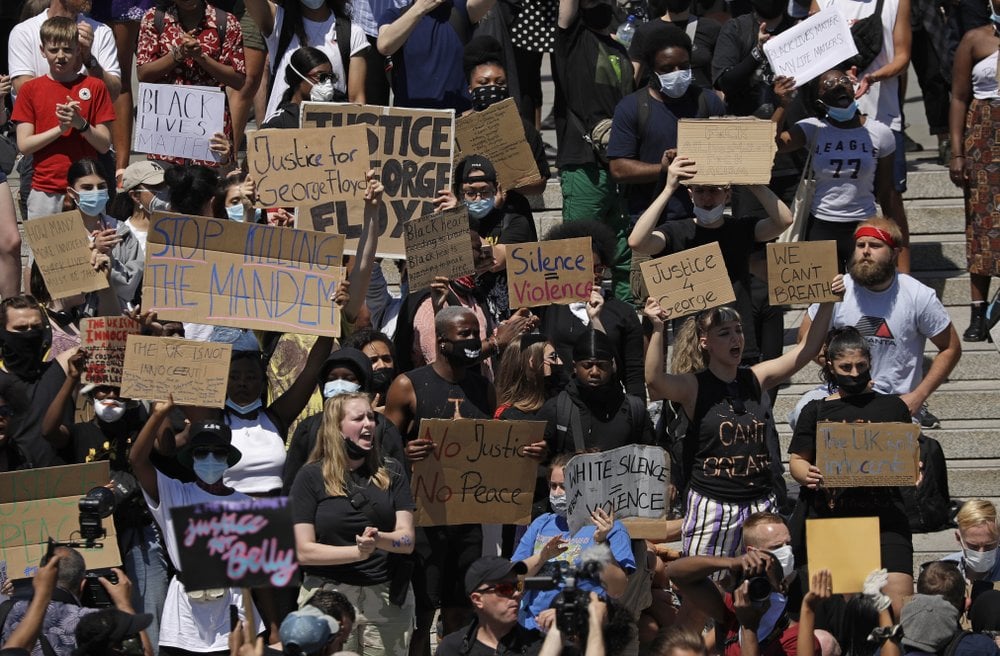World Wide George Floyd Protests Ap 003