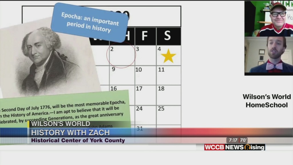 Wilson's World: Zach Is Back With His 4th Of July Edition Of Zach The Historian