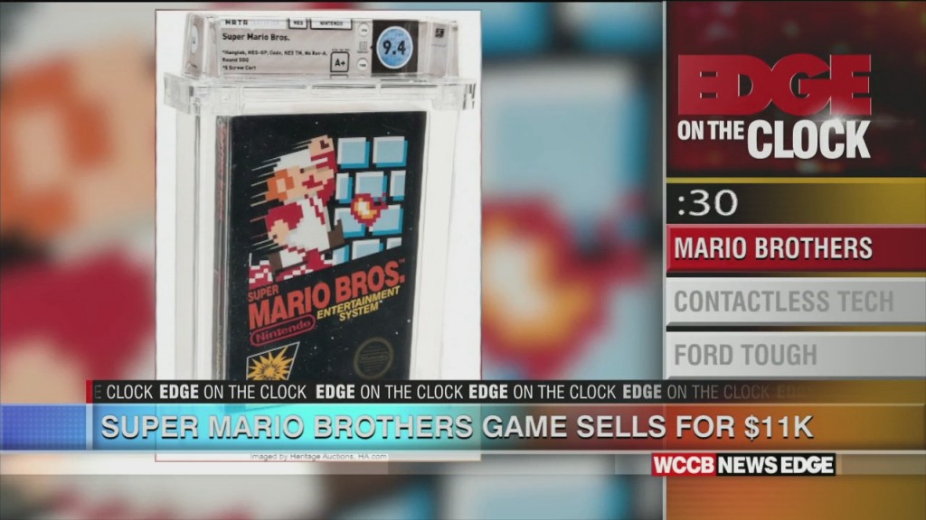 Mario Brothers Copy Sells For Big Bucks