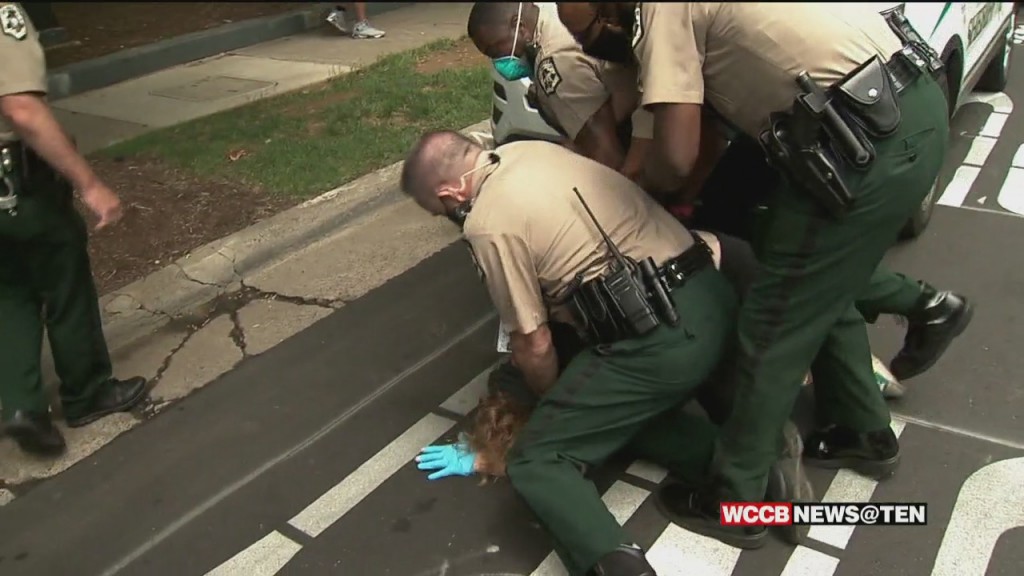 Meck. Co Deputies And Jail Support Group Clash In Front Of Detention Center