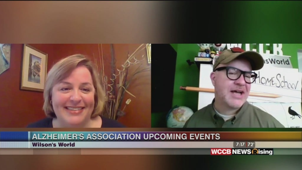 Wilson's World: Catching Up On The Events With The Alzheimer's Association