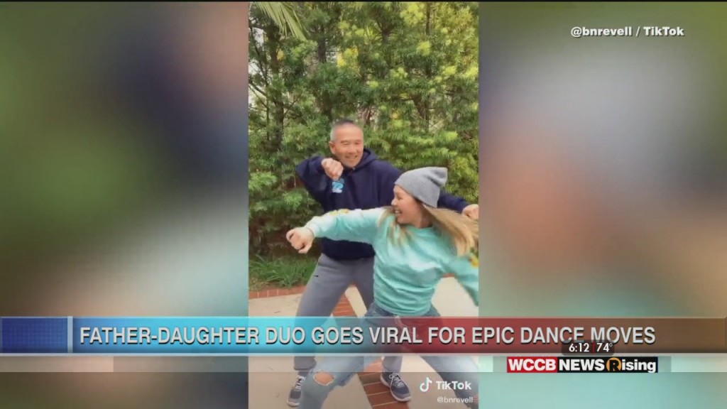 Viral Videos: Tiktok Tutor And Dancing Father Daughter Duo