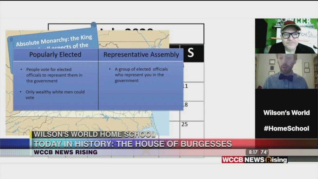 Wilson's World: Learning More About America's First Elected Representative Assembly With Zach The Historian