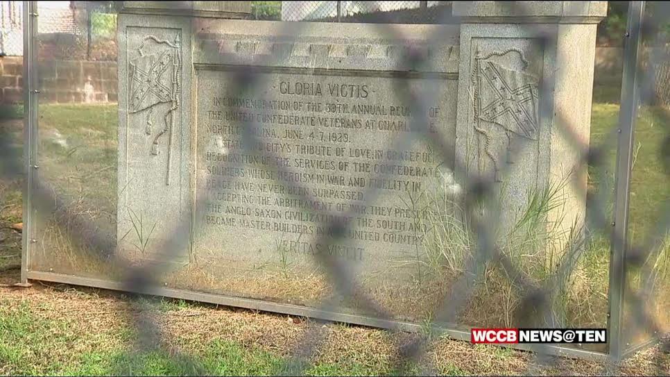 Confederate Monument At Memorial Stadium