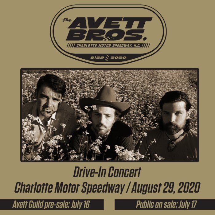 The Avett Brothers To Perform At Charlotte Motor Speedway