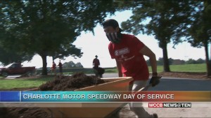 Charlotte Motor Speedway Employees Roll Up Sleeves For Third Annual Day Of Service