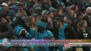 Panthers In Talks With Mecklenburg Over Possibility Of Fans