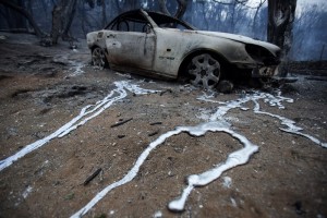 A Burned Vehicle Is Seen At A Home Destroyed By The Lake Hughes Fire In Angeles National Forest On Thursday, Aug. 13, 2020