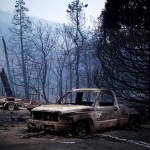 Burned Vehicles Are Seen At A Home Destroyed By The Lake Hughes Fire In Angeles National Forest