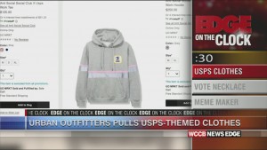 Edge On The Clock Urban Outfitters Stops Selling Usps Themed Clothing