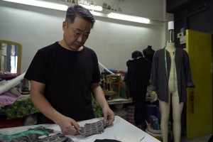 Edmond Kok, A Hong Kong Theater Costume Designer And Actor, Is Making A Face Mask At His Studio