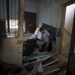 Found Armali Sits Inside His Destroyed Apartment After Tuesday's Explosion