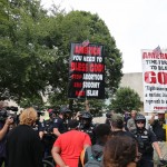 Protesters Monday August 24th 27