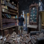 Said Al Assaad, 24, Poses For A Photograph Inside His Grandfather's Destroyed Villa After Tuesday's Explosion In The Seaport Of Beirut, Lebanon
