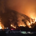 The Ranch Fire Burns Over A Residential Area, Thursday, Aug. 13, 2020, In Azusa, Calif
