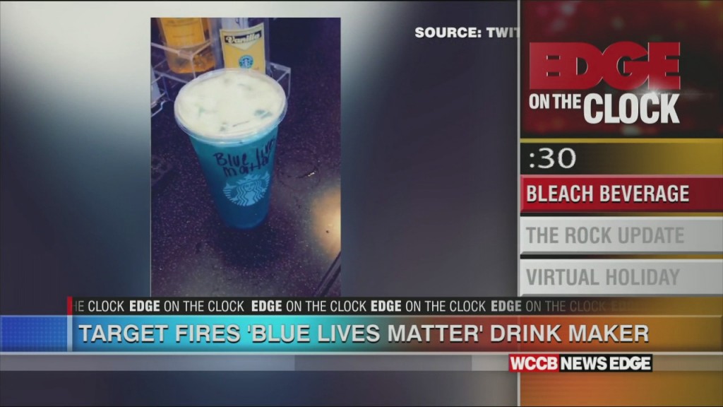 Target Fires Blue Lives Matter Drink Maker
