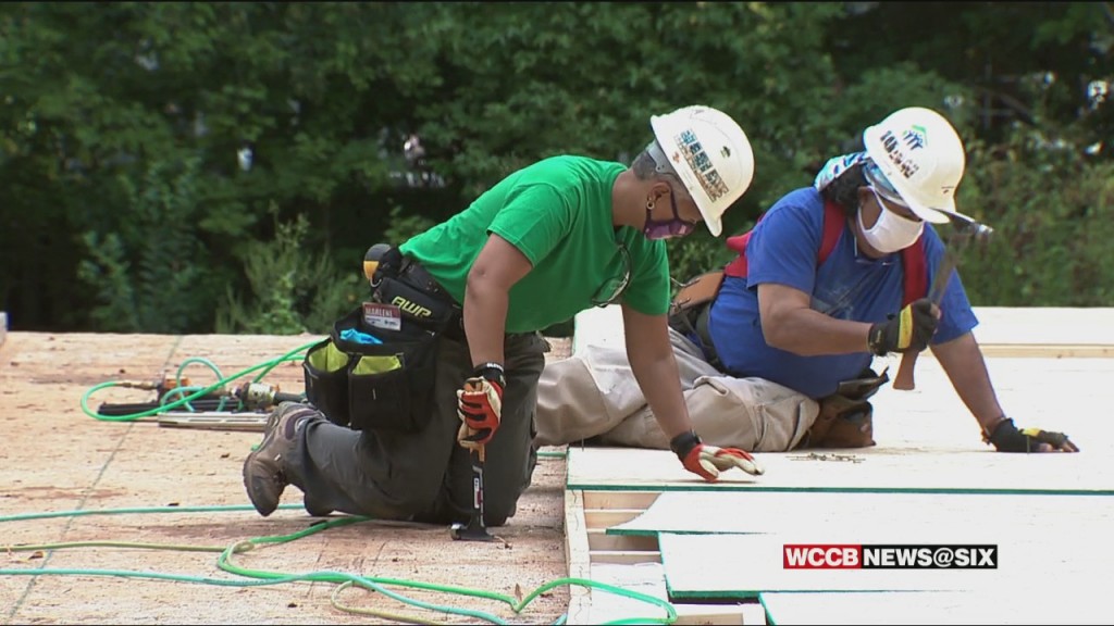 Women Build Habitat For Humanity Home In North Charlotte