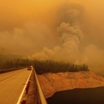A Plume Rises From The Bear Fire As It Burns Along Lake Oroville On Wednesday, Sept.