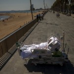 Francisco Espana, 60, Looks At The Mediterranean Sea From A Promenade Next To The 