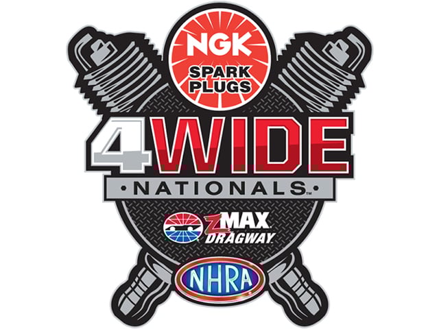 Nhra Ngk Spark Plugs 4 Wide Nationals Logo