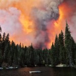 Smoke From The Creek Fire Billows Beyond A Ridge As Seen From Huntington Lake On Saturday, Sept. 5, 2020, At Huntington Lake, Calif.