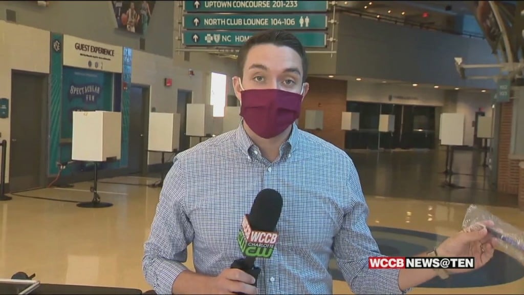 Spectrum Center Prepares For Early Voting Crowds