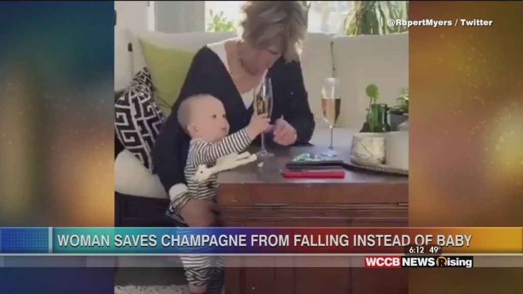 Viral Videos: Woman Saves Champagne Glass Instead Of Baby And Happy Meal Hack