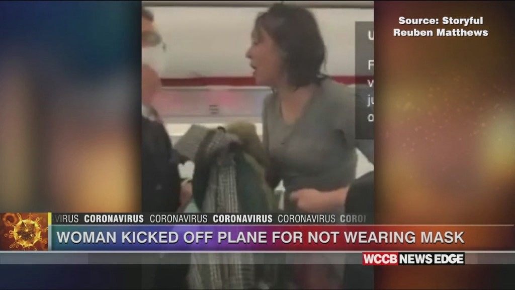 Woman Cough, Shouts At Passengers After Being Kicked Off Plane For Refusing To Wear Mask