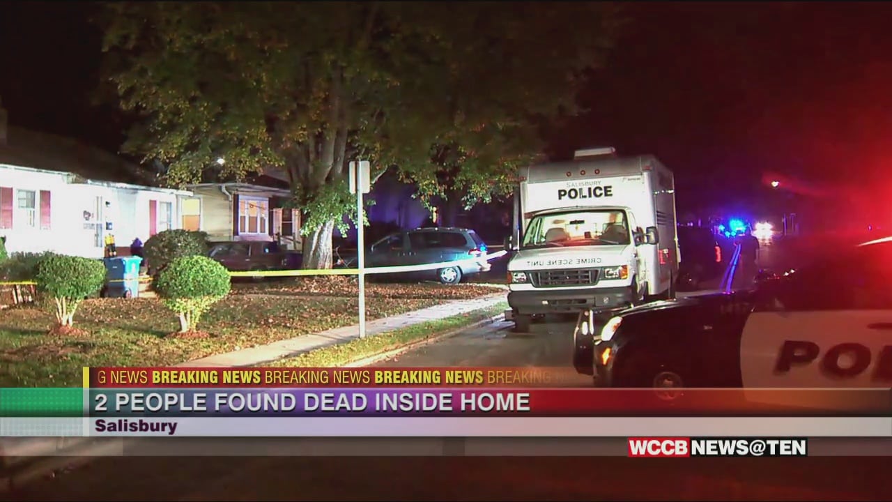 Salisbury Police Investigate Double Homicide After Two People Found Dead In Home Wccb 2233