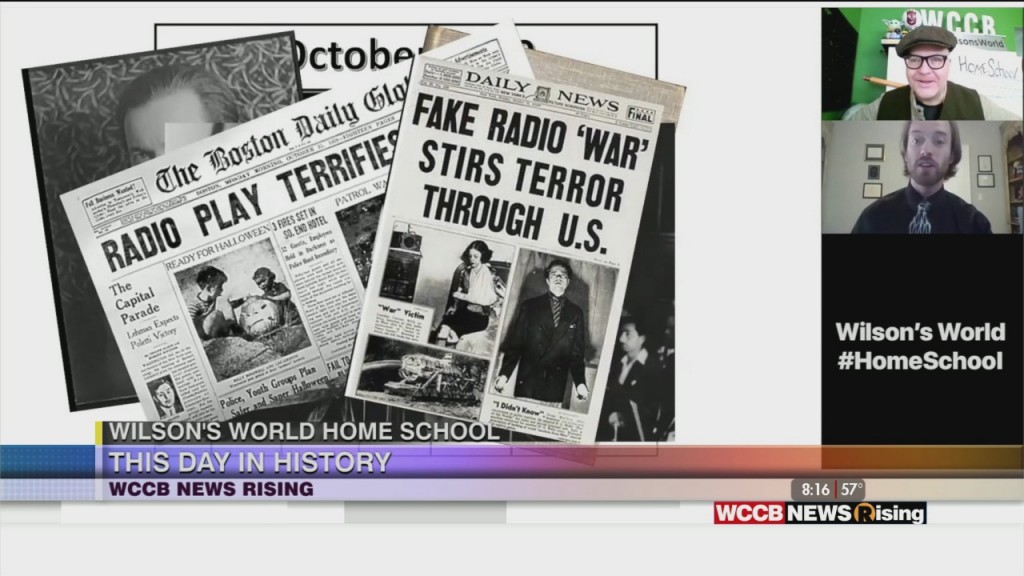 Wilson's World Homeschool: Looking Back On This Day In History And Spooky Ufo Sightings With Zach The Historian