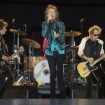 Mick Jagger, Center, Keith Richards, Right, And Ronnie Wood, Left, Of The Rolling Stones Perform During The 