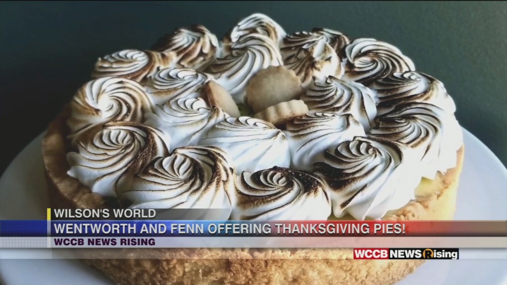Wilson's World: Lighten Your Thanksgiving Baking List With A Delicious Pie From Wentworth & Fenn Gourmet Bakery