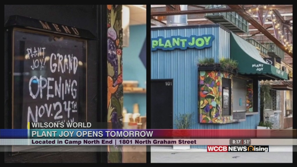 Wilson's World: Camp North End Welcomes Plant Joy This Week