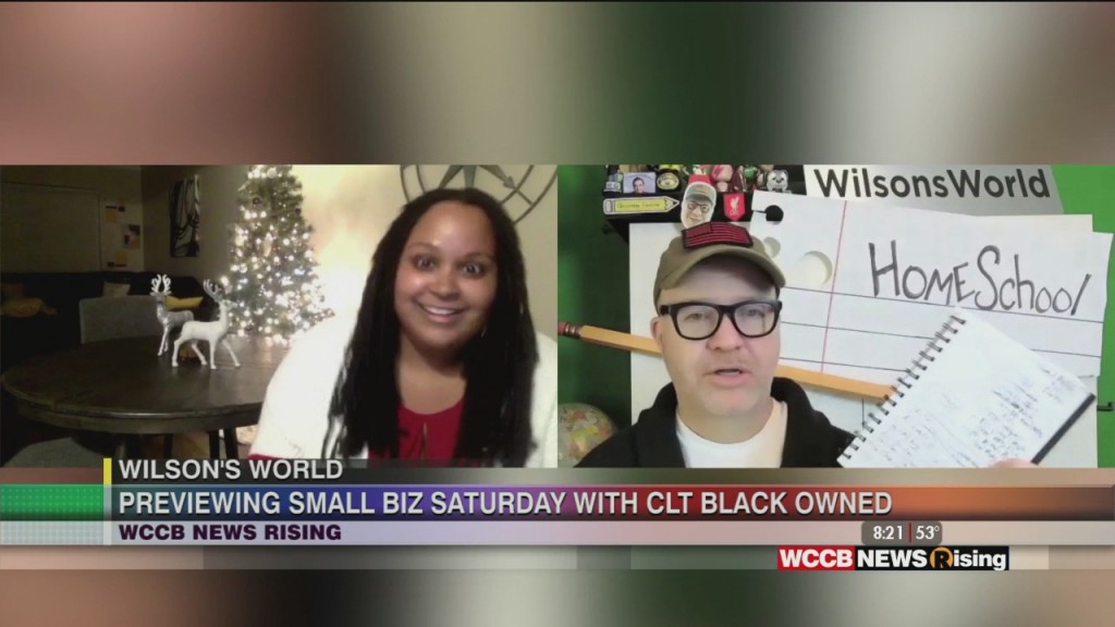 Wilson's World Previews Small Business Saturday